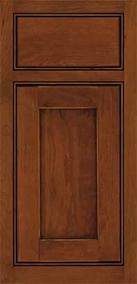 Marion Door Cherry Inset Style with Nutmeg Stain